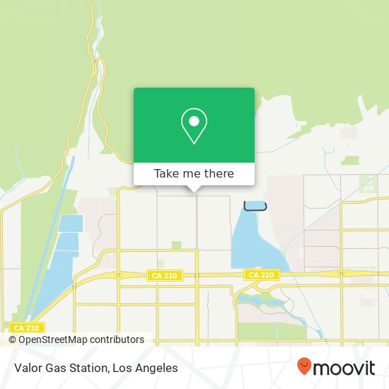 Valor Gas Station map