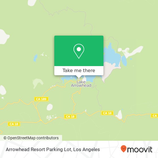 Arrowhead Resort Parking Lot map