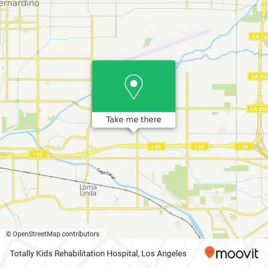 Totally Kids Rehabilitation Hospital map