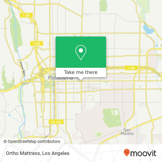 Mapa de Ortho Mattress