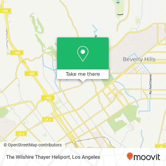The Wilshire Thayer Heliport map