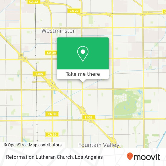 Reformation Lutheran Church map