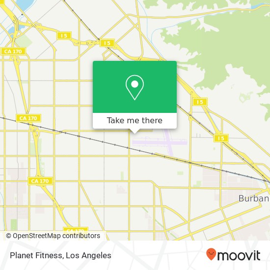 Planet Fitness map