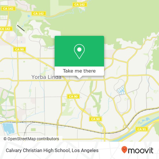 Calvary Christian High School map