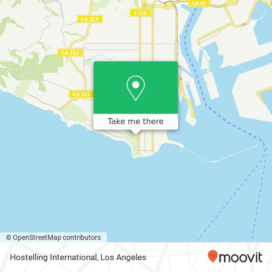 Mapa de Hostelling International