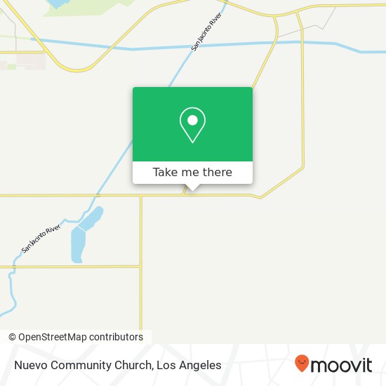 Nuevo Community Church map