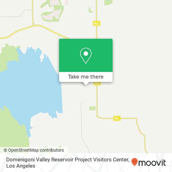 Domenigoni Valley Reservoir Project Visitors Center map