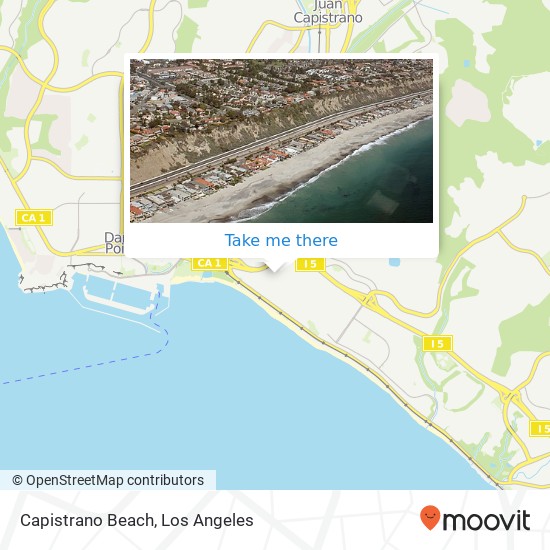 Mapa de Capistrano Beach