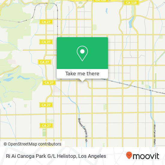 Ri Ai Canoga Park G/L Helistop map