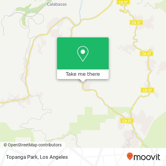 Mapa de Topanga Park