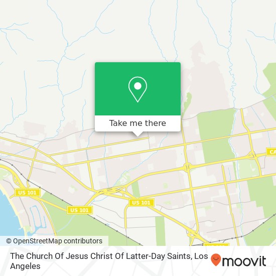 The Church Of Jesus Christ Of Latter-Day Saints map