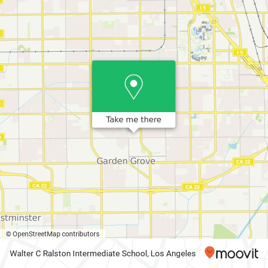 Mapa de Walter C Ralston Intermediate School