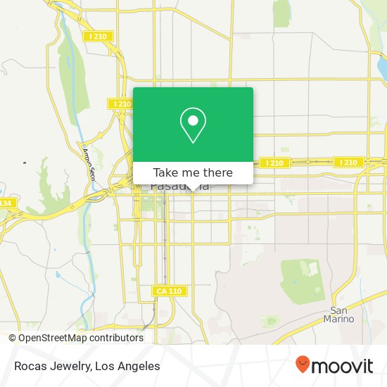 Rocas Jewelry map