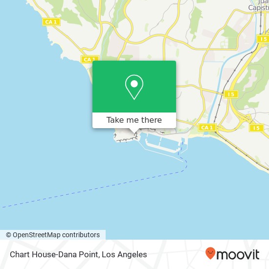 Chart House-Dana Point map