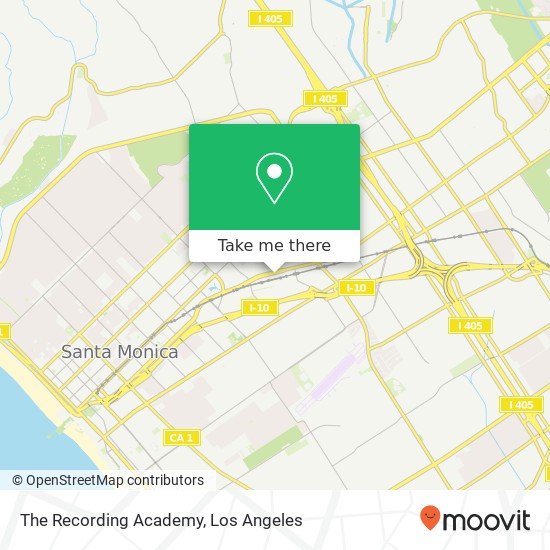 The Recording Academy map