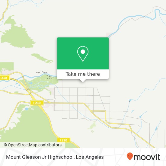 Mapa de Mount Gleason Jr Highschool
