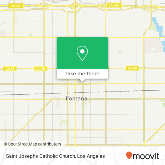 Saint Josephs Catholic Church map