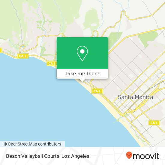Mapa de Beach Valleyball Courts