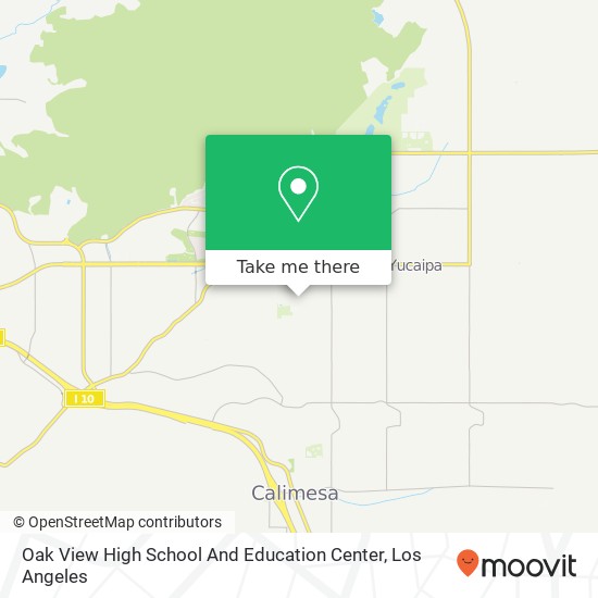 Oak View High School And Education Center map