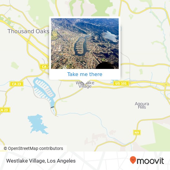 Westlake Village map