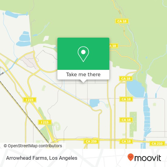 Arrowhead Farms map