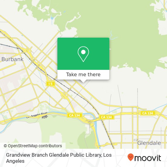 Mapa de Grandview Branch Glendale Public Library
