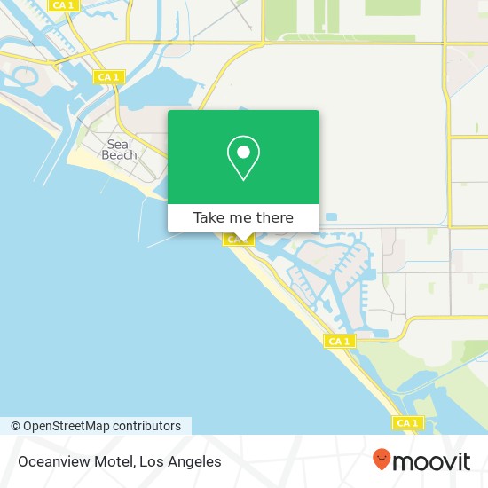 Oceanview Motel map