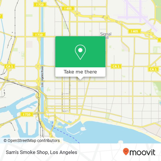 Sam's Smoke Shop map