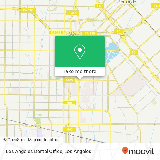 Los Angeles Dental Office map