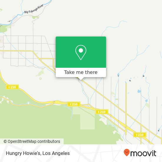 Mapa de Hungry Howie's