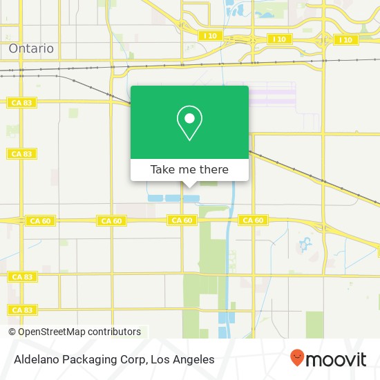 Mapa de Aldelano Packaging Corp