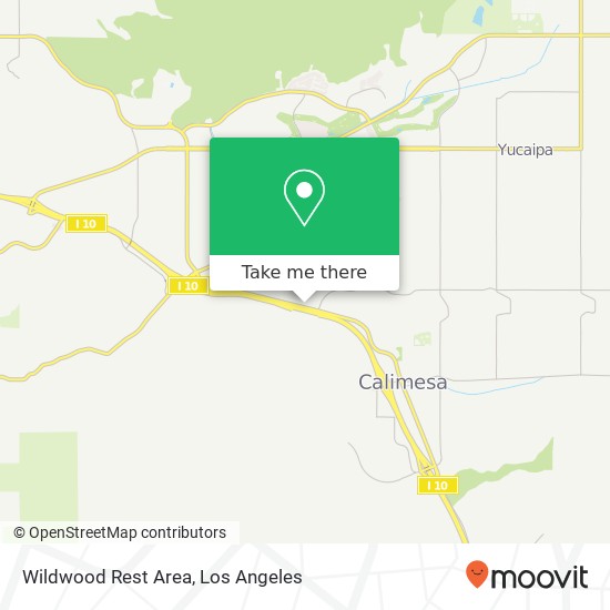 Wildwood Rest Area map