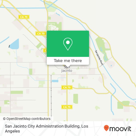 Mapa de San Jacinto City Administration Building