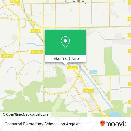 Chaparral Elementary School map