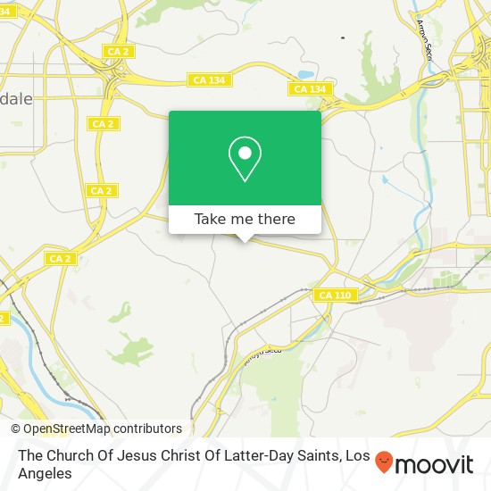 Mapa de The Church Of Jesus Christ Of Latter-Day Saints