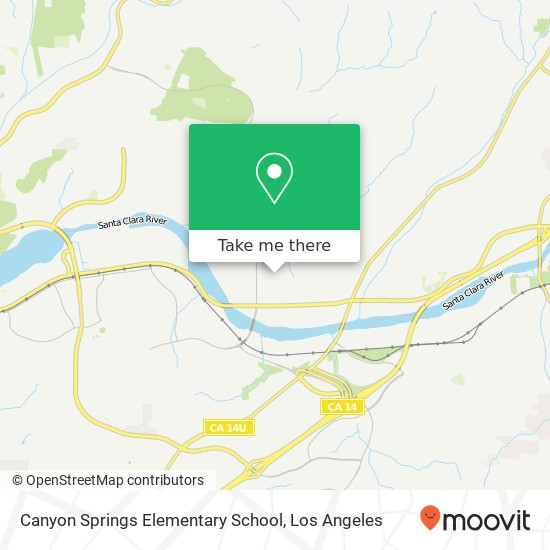 Canyon Springs Elementary School map