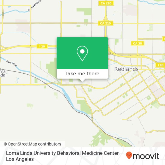 Loma Linda University Behavioral Medicine Center map