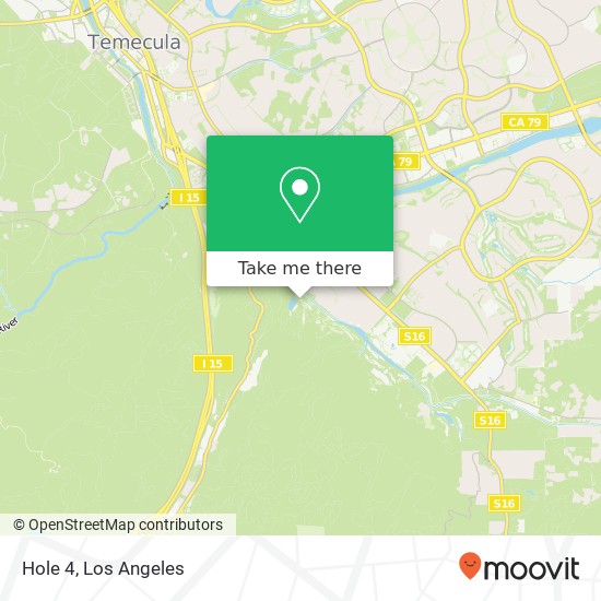 Hole 4 map