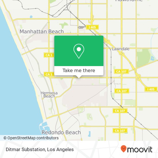 Ditmar Substation map