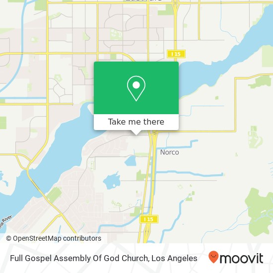 Mapa de Full Gospel Assembly Of God Church