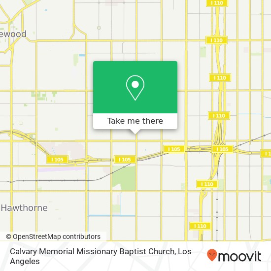 Calvary Memorial Missionary Baptist Church map