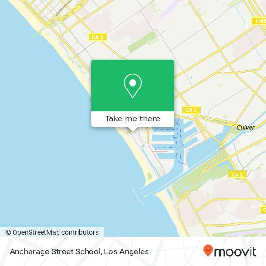 Mapa de Anchorage Street School