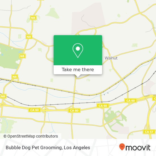 Bubble Dog Pet Grooming map