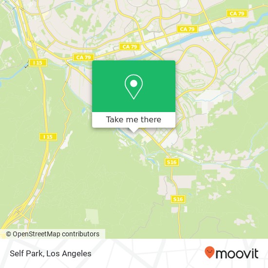 Mapa de Self Park
