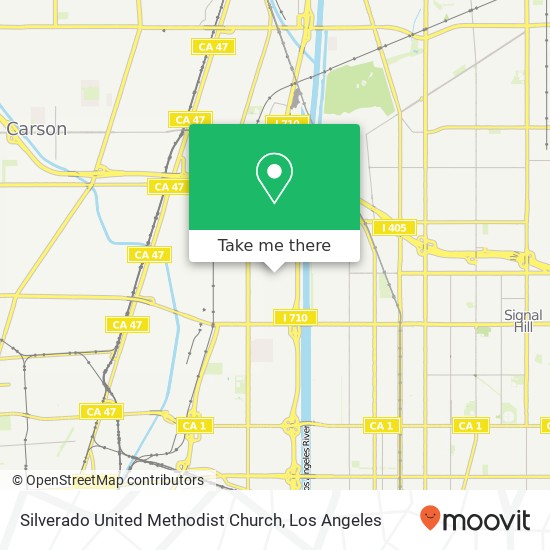 Silverado United Methodist Church map