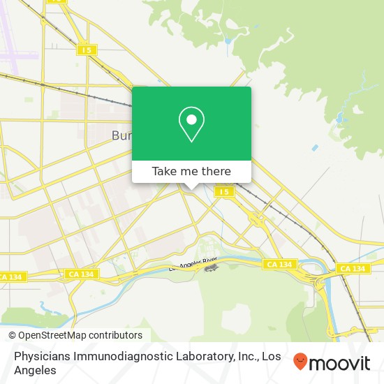 Physicians Immunodiagnostic Laboratory, Inc. map