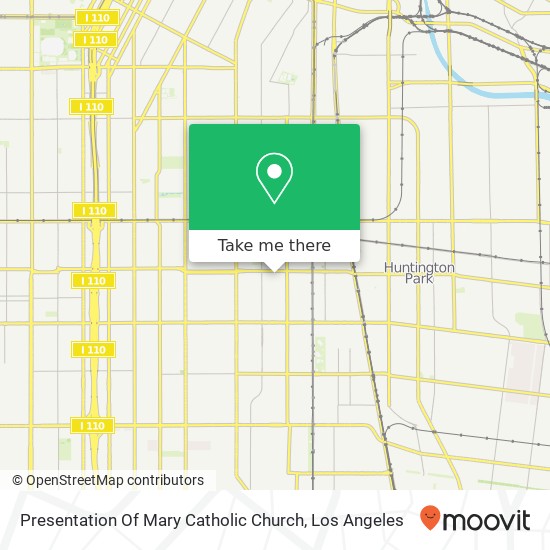 Presentation Of Mary Catholic Church map