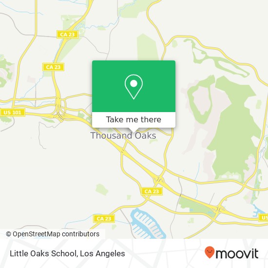 Mapa de Little Oaks School
