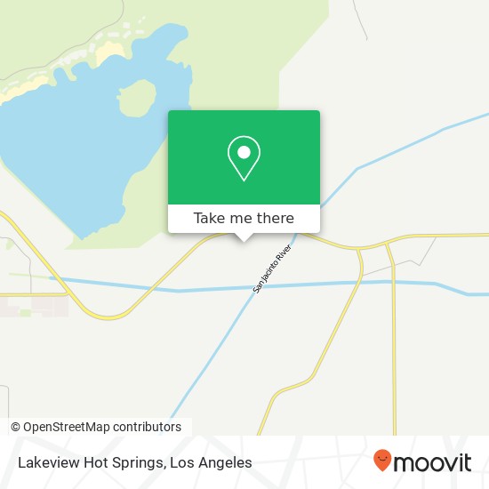 Lakeview Hot Springs map