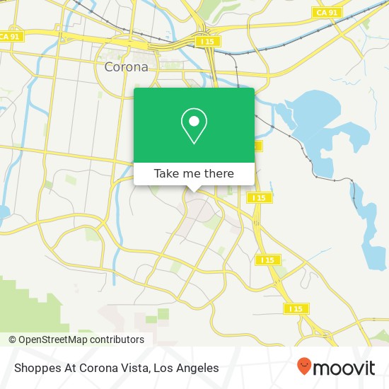 Mapa de Shoppes At Corona Vista